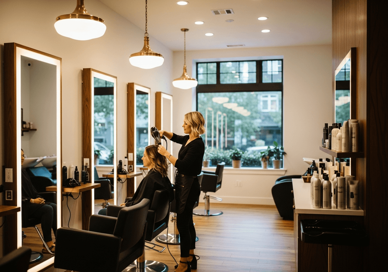 Ploy Hair Studio — Bangkok salon owner using Suriya