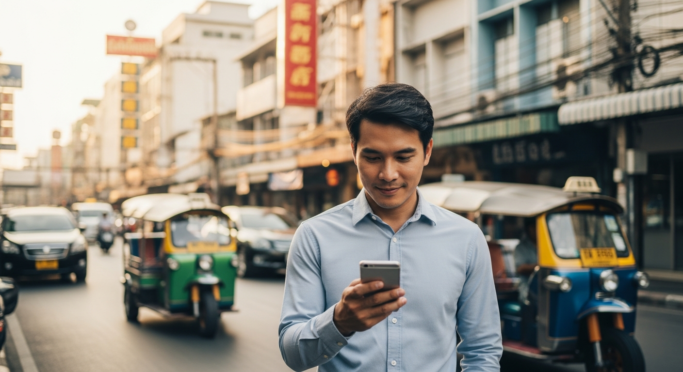 Thai entrepreneur building a business app with AI