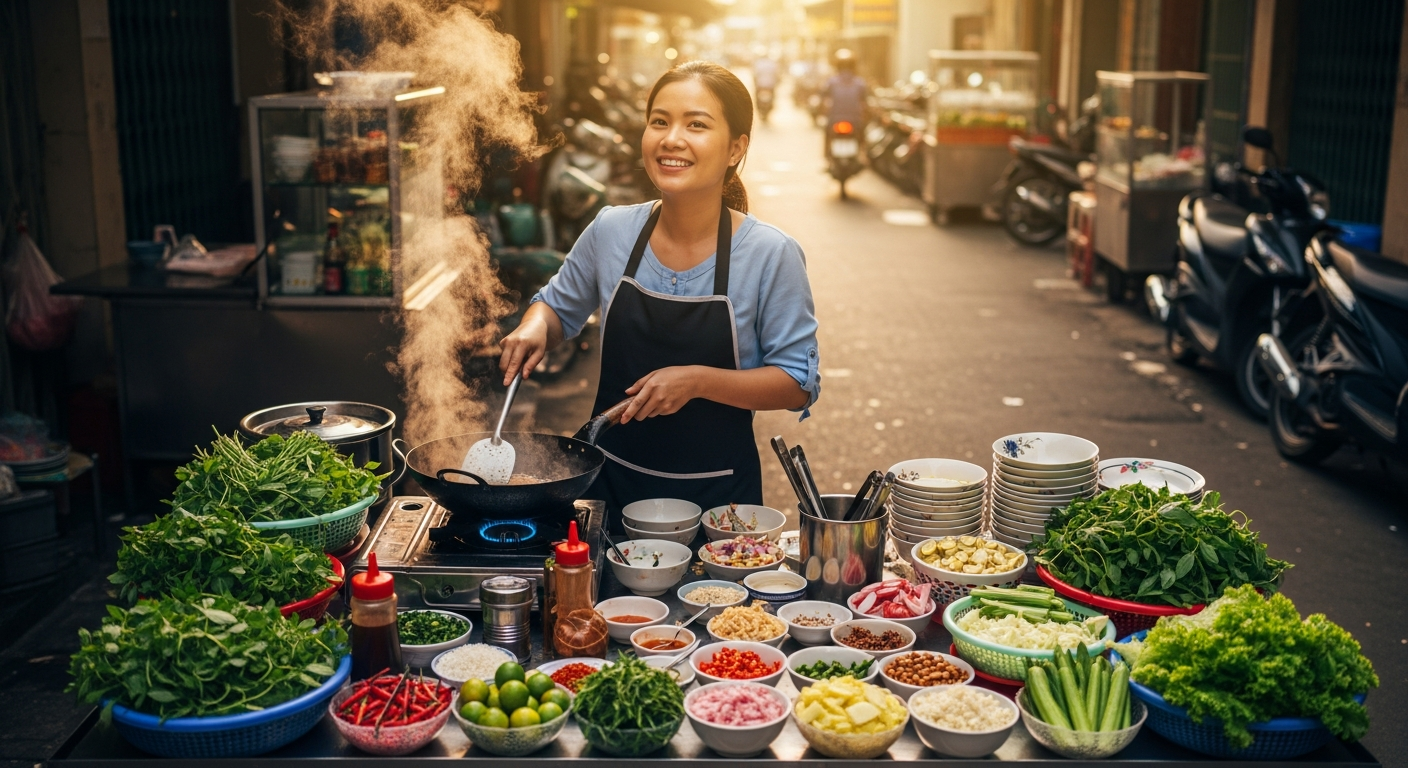 Vietnamese entrepreneur building a business app