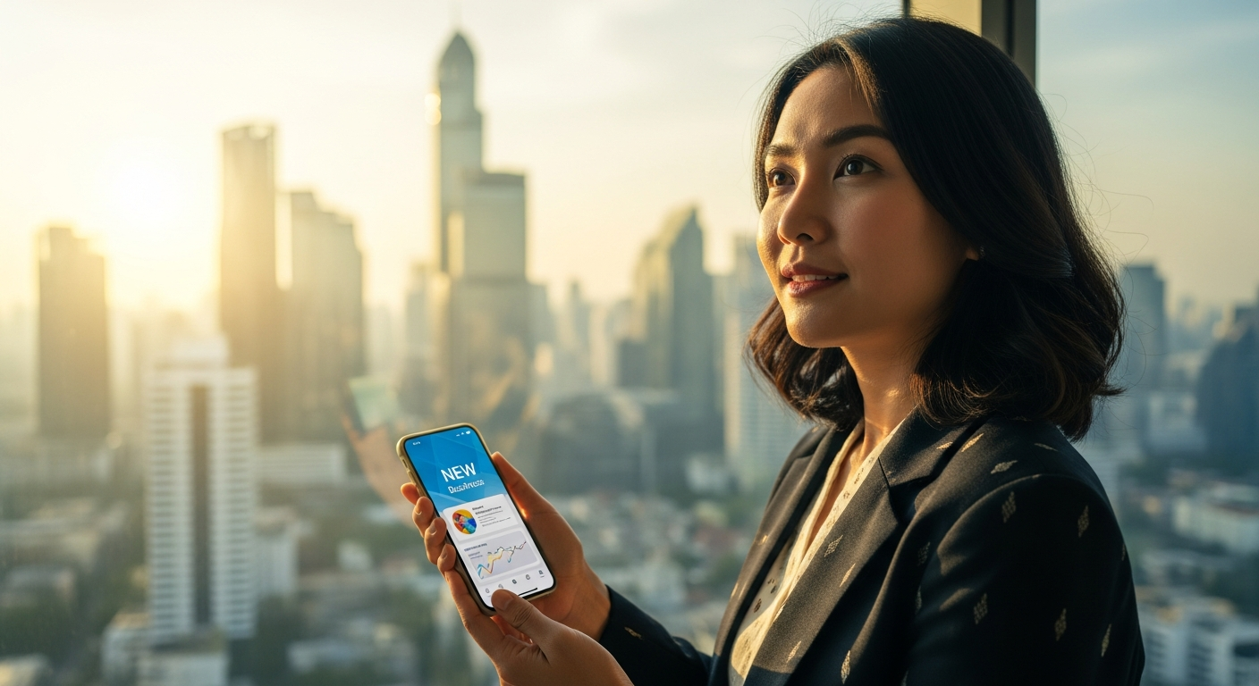 Professional working with AI tools