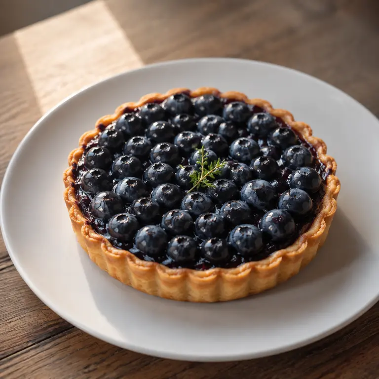 Blueberry tart